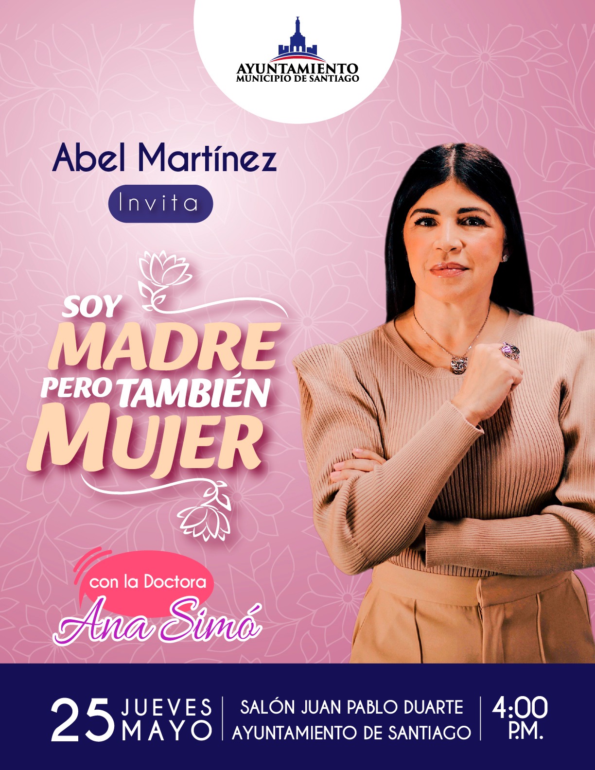 Lee más sobre el artículo Abel Martínez está invitando a importante charla con motivo Día de las Madres